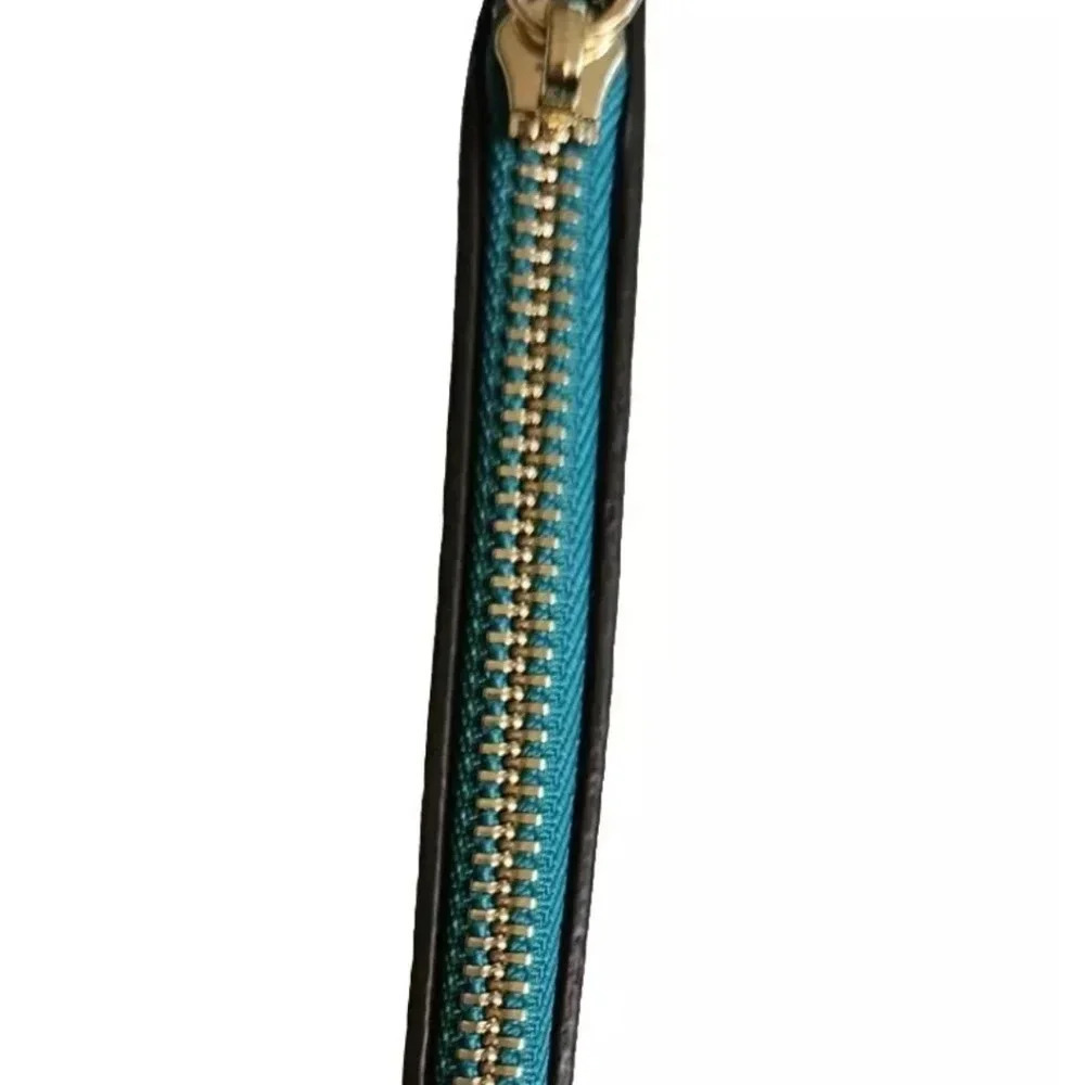 New W Tags KATE SPADE NEW YORK Wallet Wristlet Clutch Teal Leather 98689249028 - Picture 6 of 8